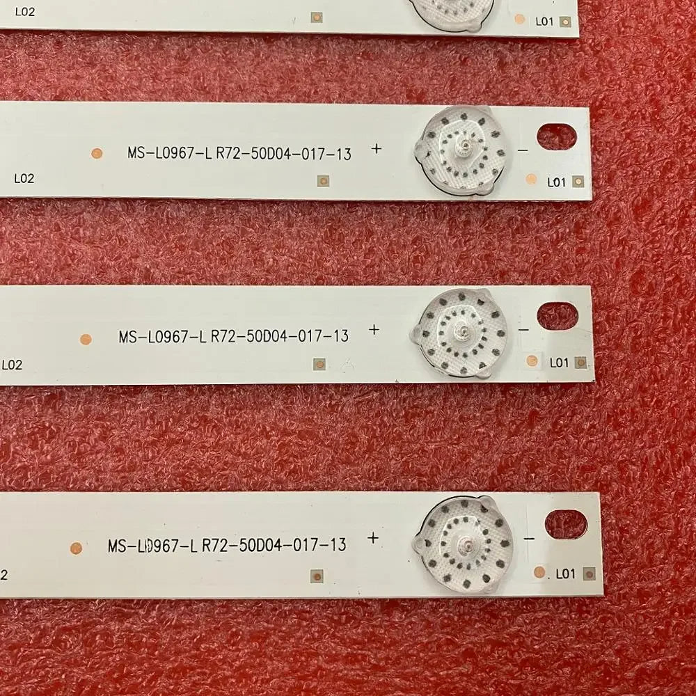 8pcs LED Backlight Strip for AKAI 50' AKTV500 MS-L0967-L V2 V3 V4 R72-50D04-017-13 21MQ300D