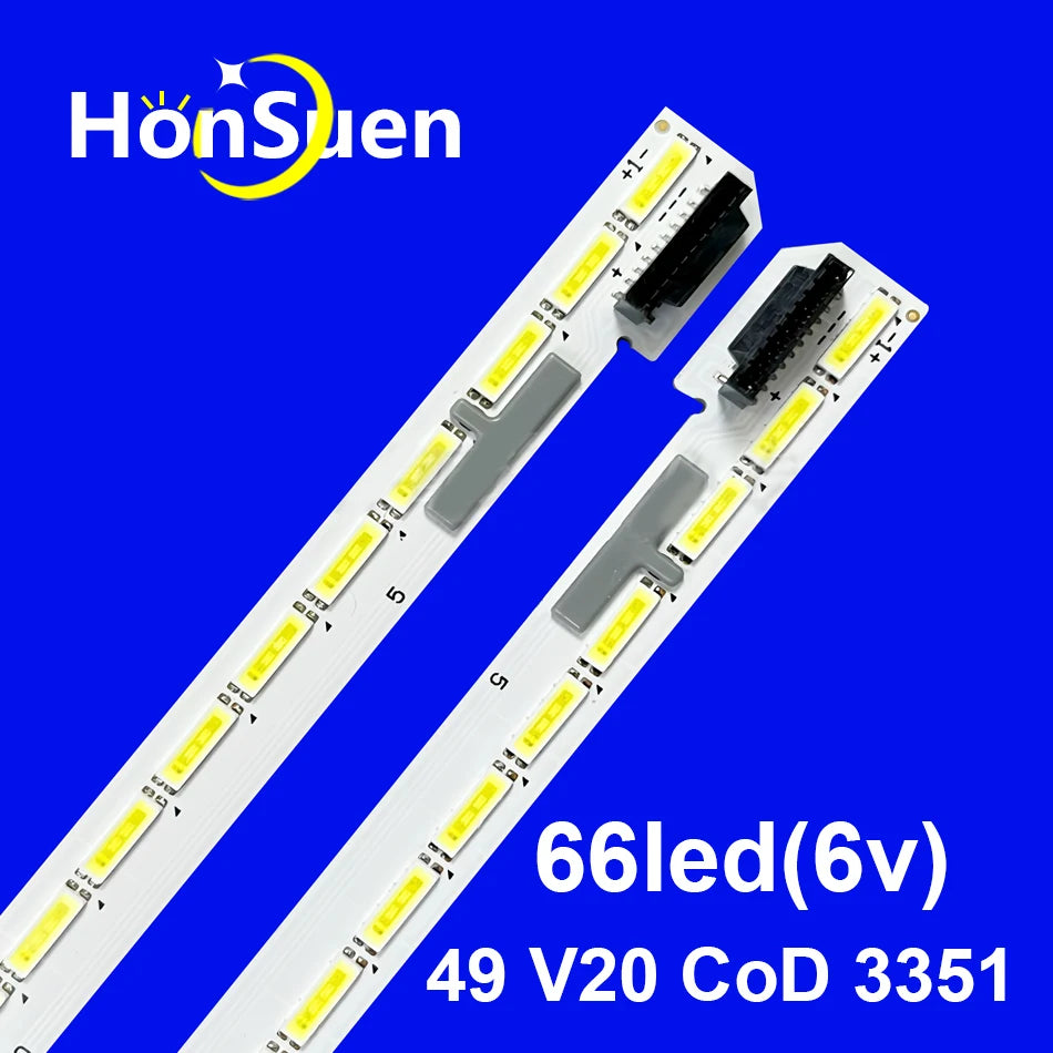 TV LED Backlight strips for 49inch TV 49UH5F 49UH5F-H 6916L3351A 6916L3352B 49UH5F-HJ 49 V20 CoD 3351 3352 R L