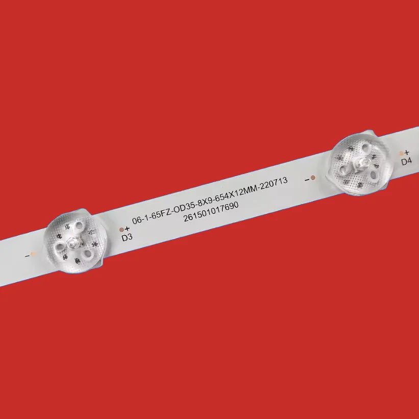 8PCS/KIT LED backlight Strip for 06-1-65FZ-0D35-8X9-654X12MM-220713 TV Har 65 Smart TV S3