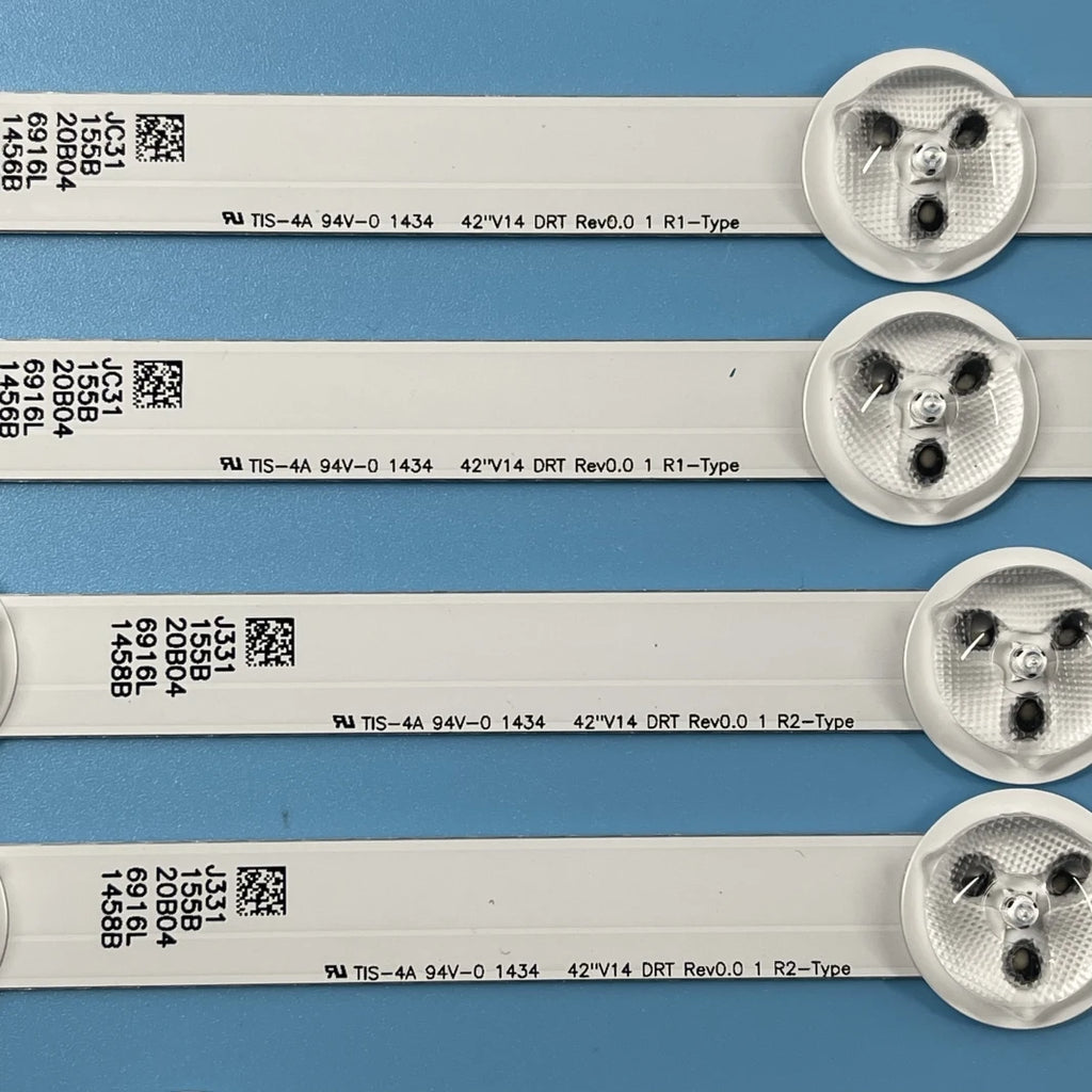 TV's LED Backlight Strips For 42PFH5609/88 42PFT5609/60 LED TV Bars 42" V14 DRT REV0.0 1 L1 R1 Bands Rulers 6916L-1455A