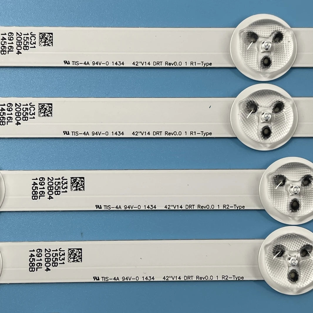TV's LED Backlight Strips For 42PFH5609/88 42PFT5609/60 LED TV Bars 42" V14 DRT REV0.0 1 L1 R1 Bands Rulers 6916L-1455A