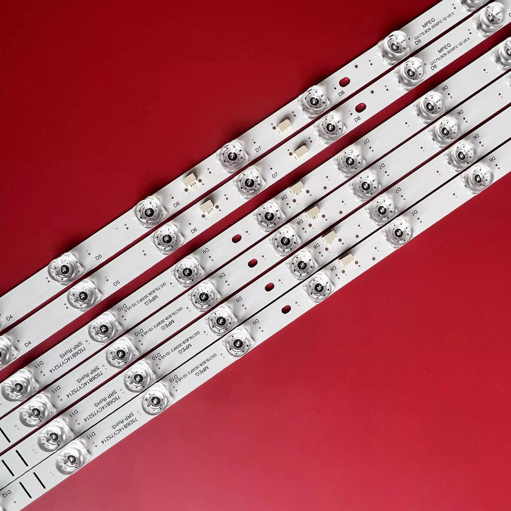 LED Backlight for 75S435 75S431 75S434 75S433 75V6 75L8 75F8A 75V2 4C-LB7514-ZM07J GIC75LB28 GIC75LB29_3030F2.1D_V0.5_20200601