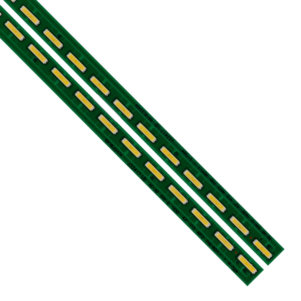 LED strip For 43" V15 ART3 FHD REV1.1 R L 6916L-2189A 6916L-2188A 43LX341C 43LX560H-UA 43LX540S-UA 43SE3KB 43LX541H 43LF631V