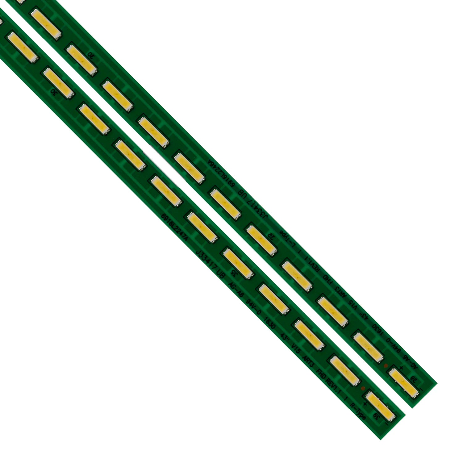 LED strip For 43" V15 ART3 FHD REV1.1 R L 6916L-2189A 6916L-2188A 43LX341C 43LX560H-UA 43LX540S-UA 43SE3KB 43LX541H 43LF631V