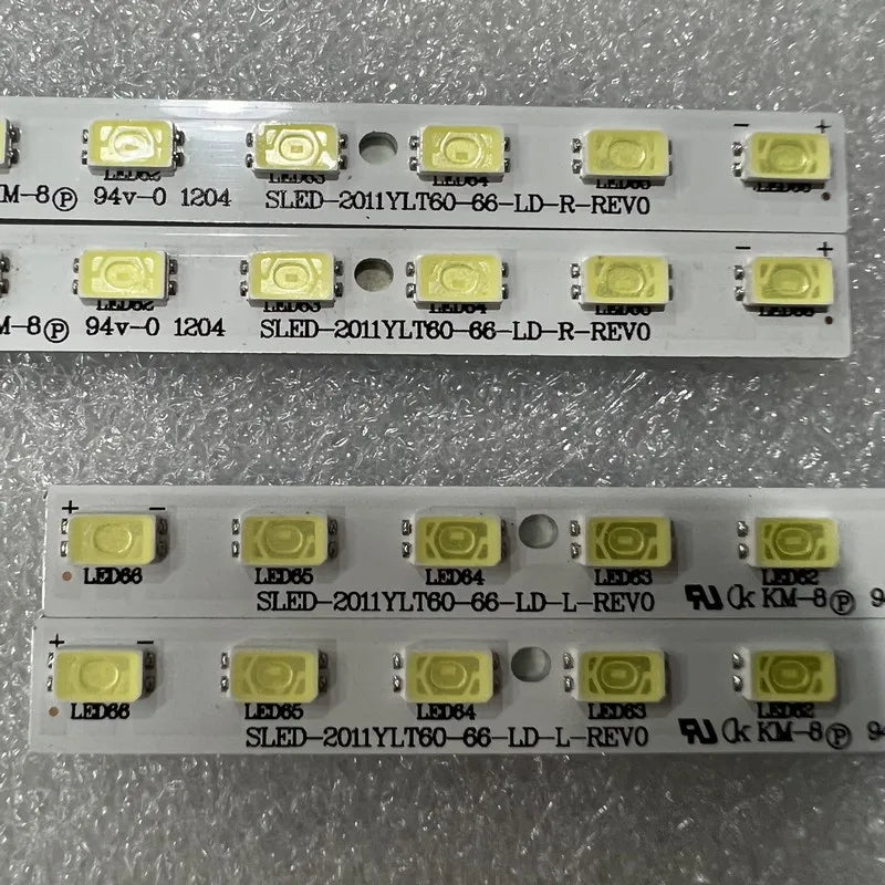 Kit LED backlight strip for SONY KDL-60NX720 SLED_2011YLT60_66LD_L R 61.P4603G001 61.P4602G001