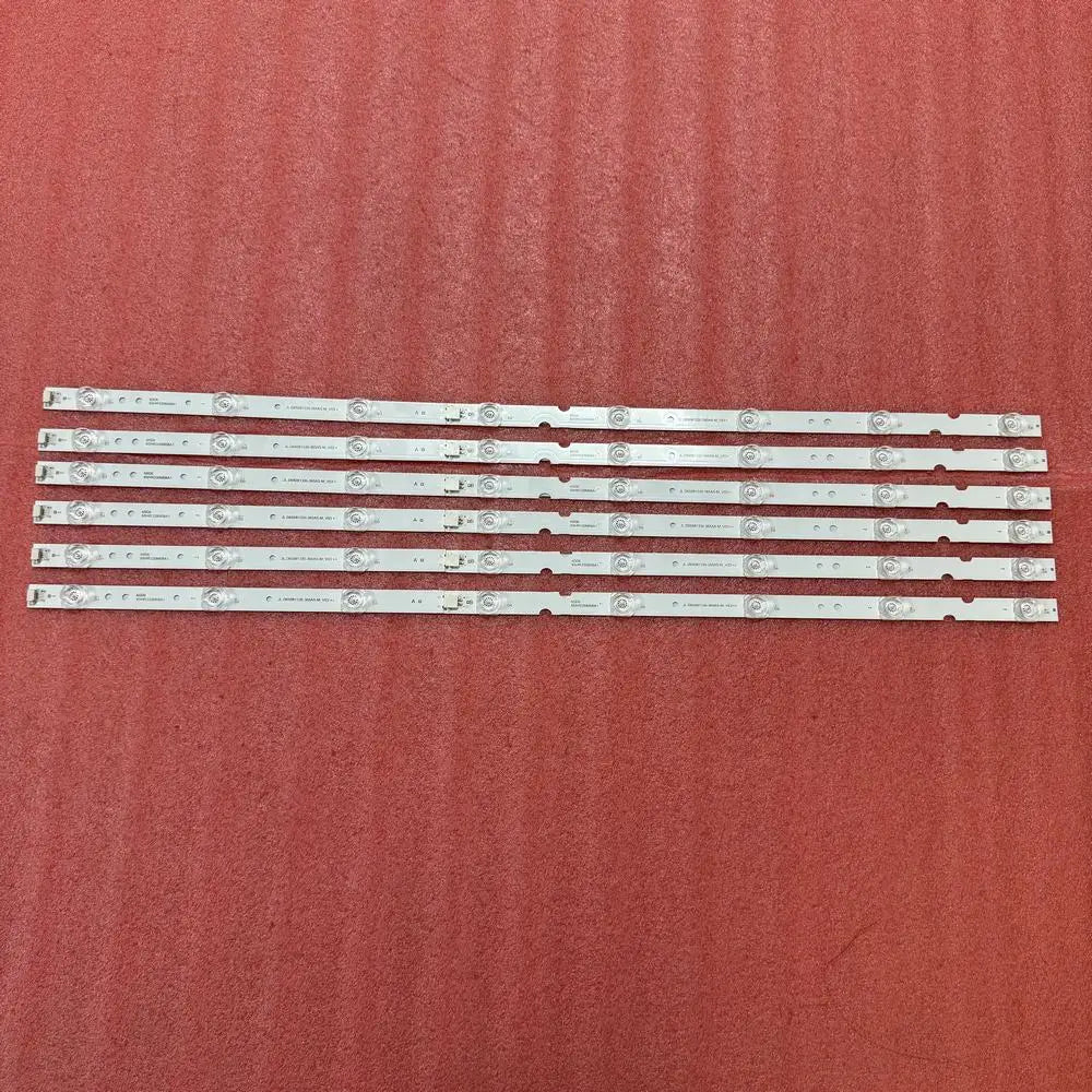 6pcs/set LED Bar for Toshiba 65U3800C 65U800C 65U8000C TCL 65D6-6X8-3030-LX20180521 65S421TKAA 65S421TIAA 65S421TCAA 65S421LFAA