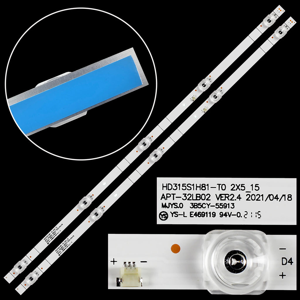 LED BackLight Strip For 32H5590F 32B6600PA 32H4000FM 32LEK83T2 APT-HXLB19107 APT-HXLB19062 CRH-BT32C1303005028BMREV1.4