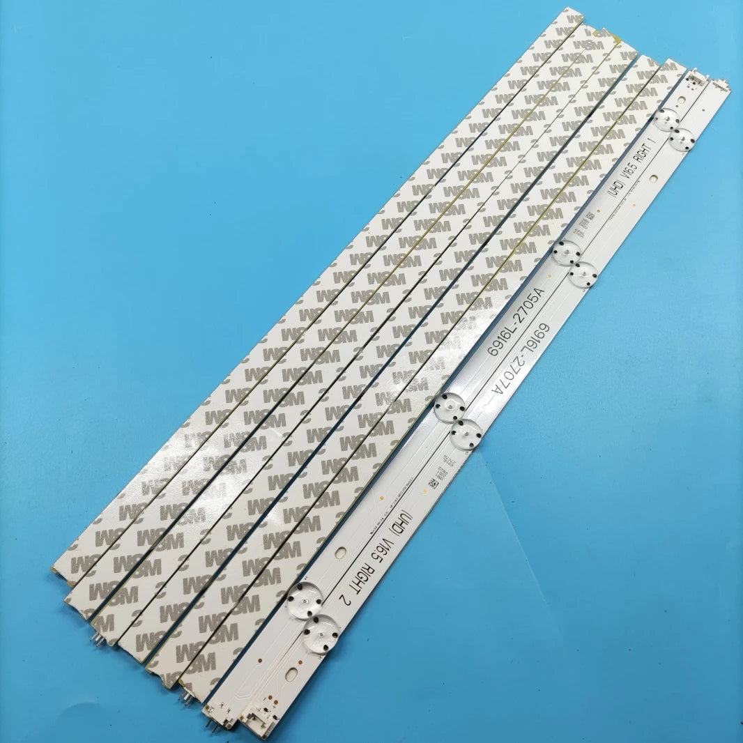 8 PCS LED backlight strip for 49inch TV 49UH6110-SF 49UH6109-ZB 49UH610A-UJ 49UH610T 49UH610T-DJ 49UH610T-TB