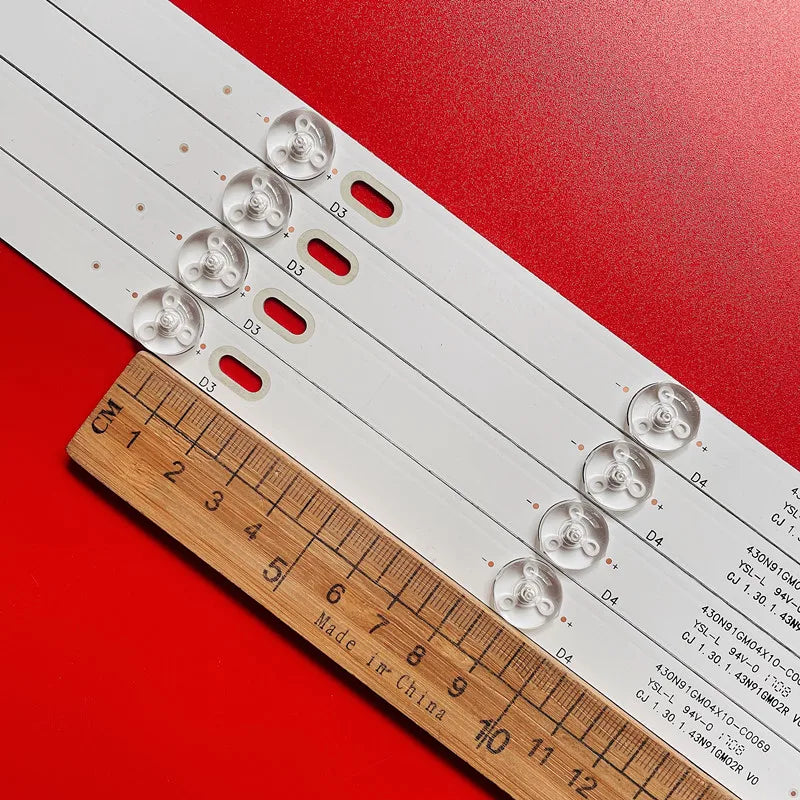 LED strip 430N91GM04X10-C0069 YSL-L 1.30.1.43N91GM02R V0 7.03.F.43N91J14R/L11B011 10led 84,2cm para Nevir NVR-7412-43HD-N