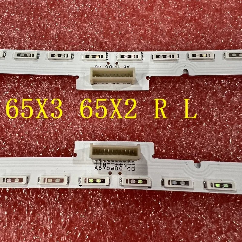 2pcs/set LED Backlight Strip for TCL 65X3XUS 65X3 65X2 R L 65HR720S72A4 65HR720S72B4 V4 4C-LB6572-HR08Q HR07Q
