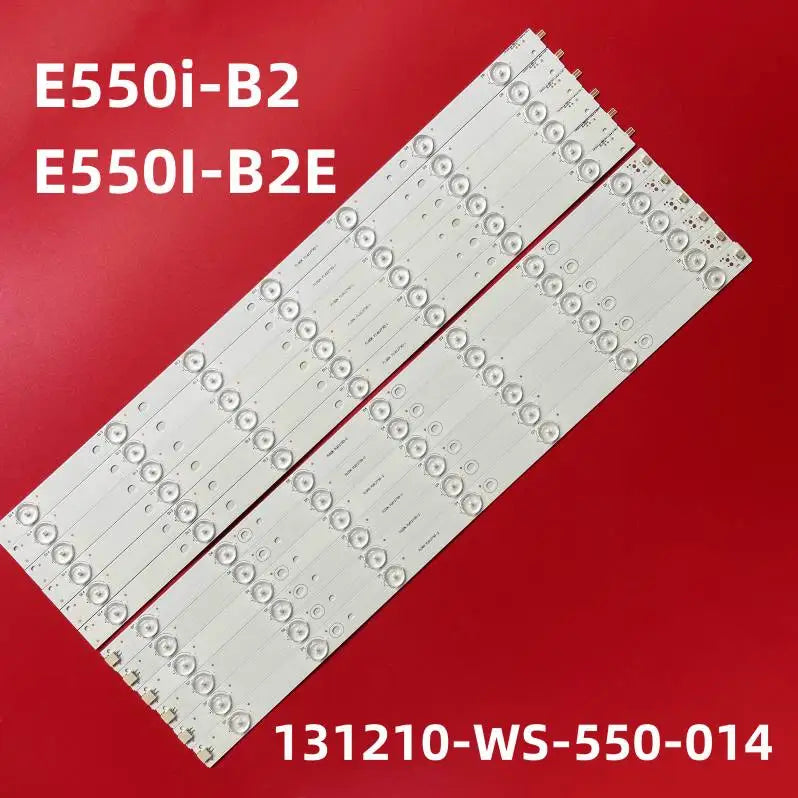 LED Backlight strip 131210-WS-550-014-LAKERS-C8 for Vizio E550I-B2 E550I-B2E EM55FT E55-C1 E550I-B2 LWJ2PPAQ T550HVN03.2