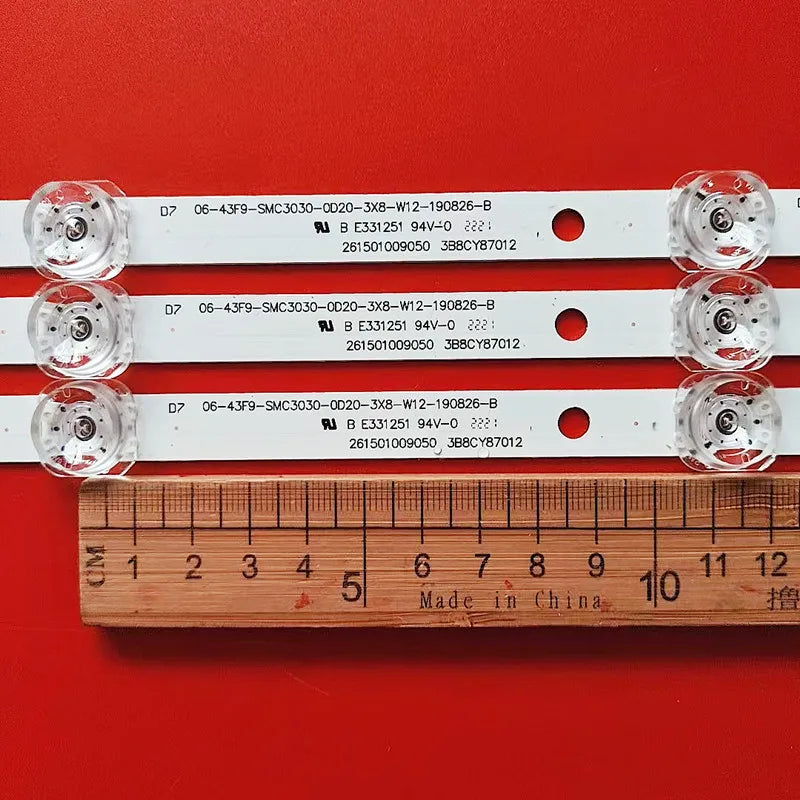 LED Backlight strip For Haier 43'' TV 06-43F9-SMC3030-0D22-3X8-W12-190826-B H43E18 43un265t LE43B9600 HK43D08-ZC56AG-06