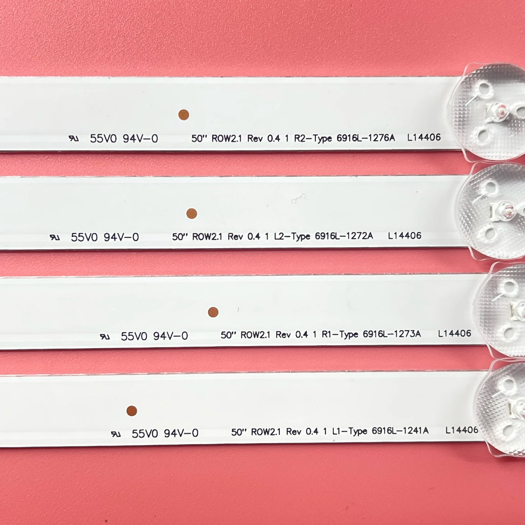 LED Backlight Strip 10 Lamp For 50' TV 50LA6208 50ln540v 50LN5400 50LA620V 50LA620S 50LN577S 6916L-1276A 1273A 1272A 1241A