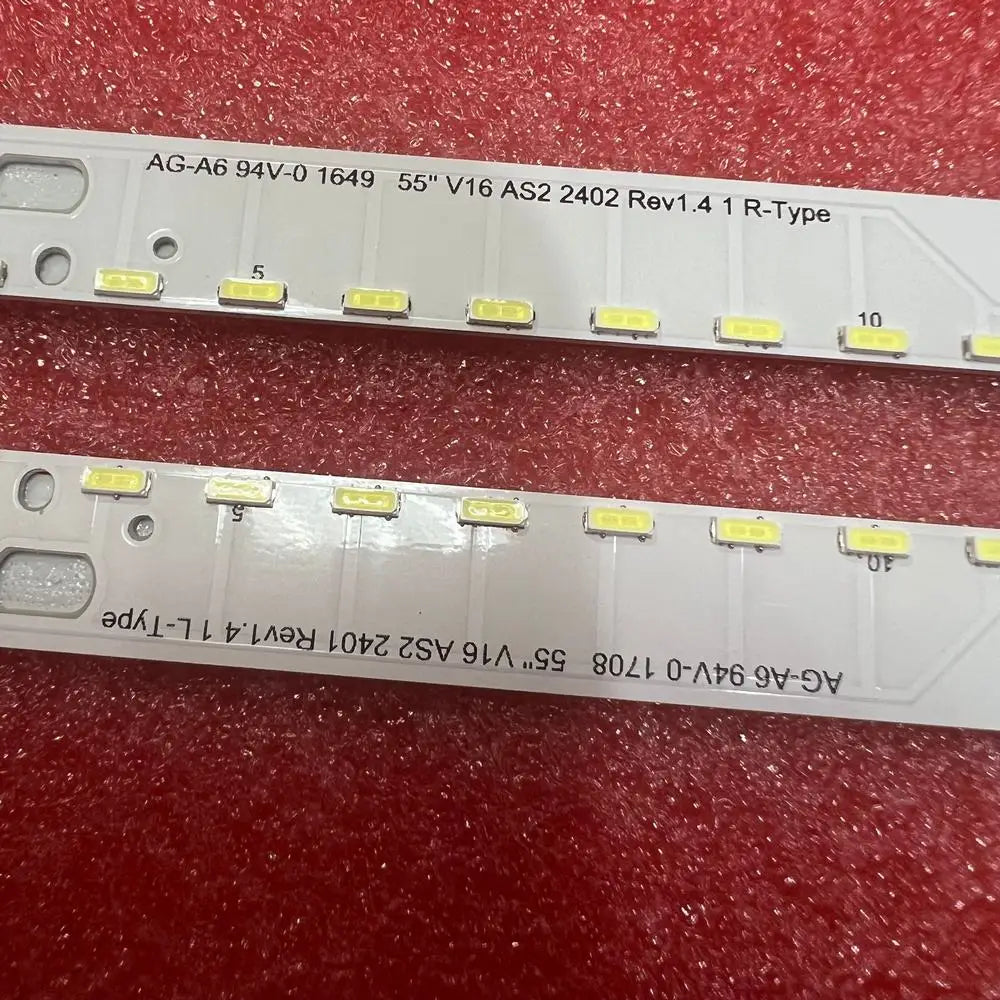 New 2 PCS/set 84LED 605mm LED Backlight Strip for TV 55UH950V 6916L-2401A 6916L-2402A 55'V16 AS2 2401 2402 REV1.4 R L Type
