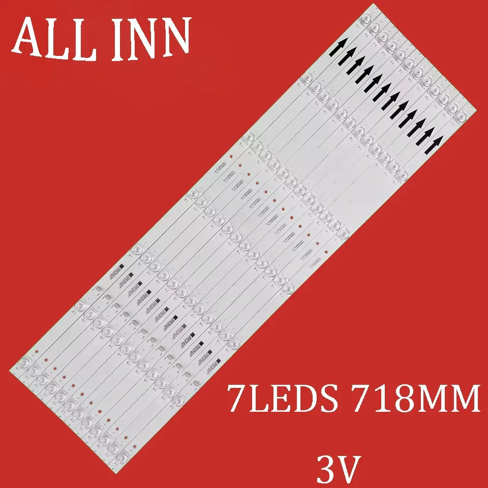12PCS LED Backlight Strip 7lamps For L75M6-ES 75D8000 75HR332M07A0 V0 4C-LB750T-HR2