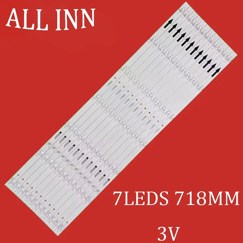 12PCS LED Backlight Strip 7lamps For L75M6-ES 75D8000 75HR332M07A0 V0 4C-LB750T-HR2