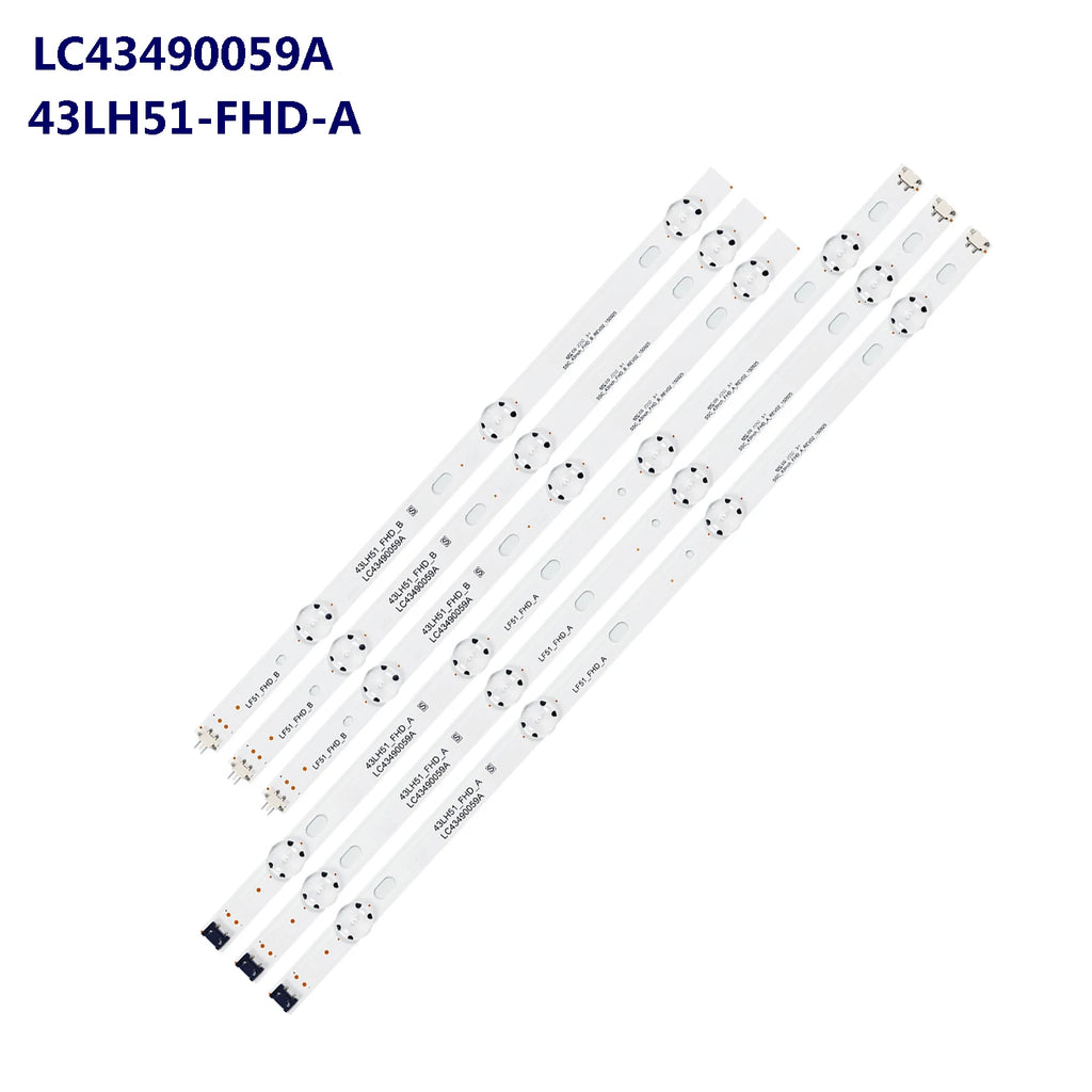 LED Backlight strip 43LH51_FHD_A 43LH51_FHD_B for 43'' TV 43LH5700-UD 43LH570A 43LH590-ZD 43LJ515V 43LX300C HC430DUE HC430DUN