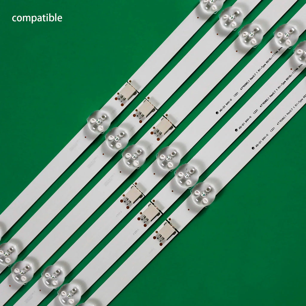 60pcs LED Backlight strip For 47LA613V-ZF 47LA613V-ZG 47LA6150- ZB 47LA6154-ZB 47LA6156-ZB 47LA615S-ZA 47LA615S-ZB