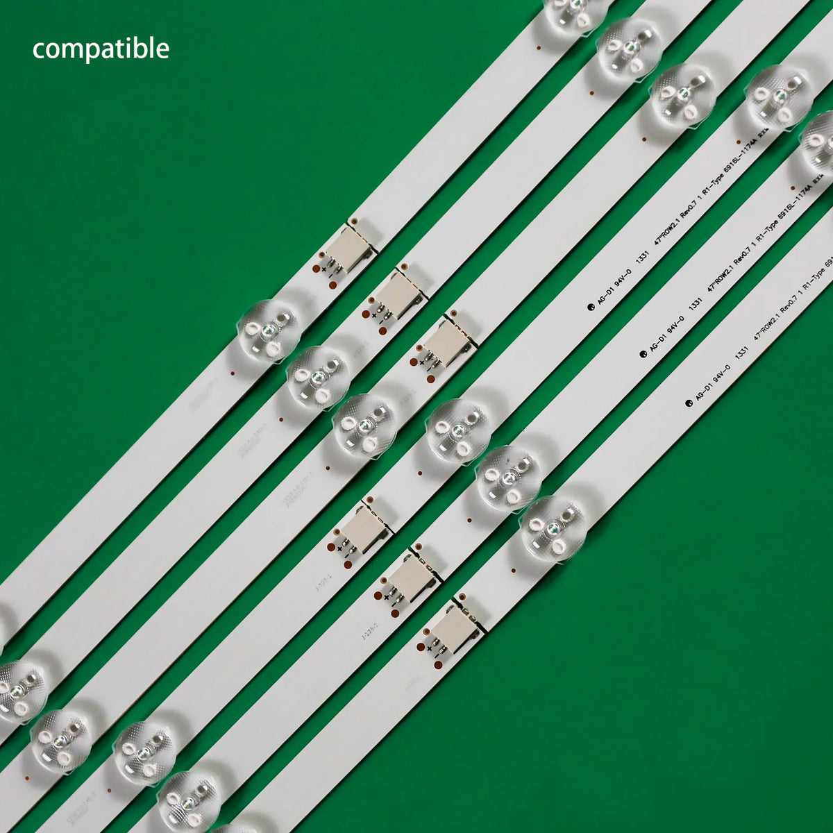 60pcs LED Backlight strip For 47LA613V-ZF 47LA613V-ZG 47LA6150- ZB 47LA6154-ZB 47LA6156-ZB 47LA615S-ZA 47LA615S-ZB