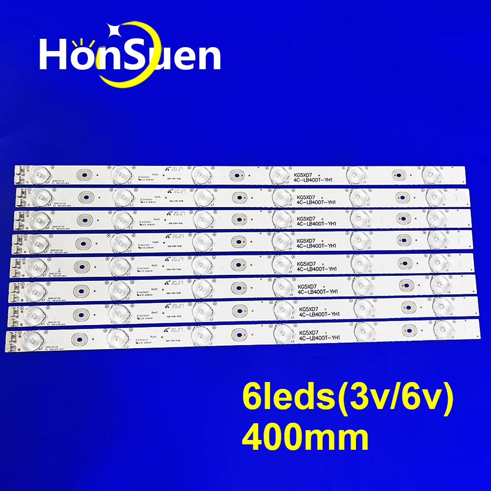 8PCS LED Strip 4C-LB4006-YH1 YH3 006-P2K1793B 39F2370-6EA 40F2370-6EA for Dl4061 40L1550C 40L2450C LED40C720J