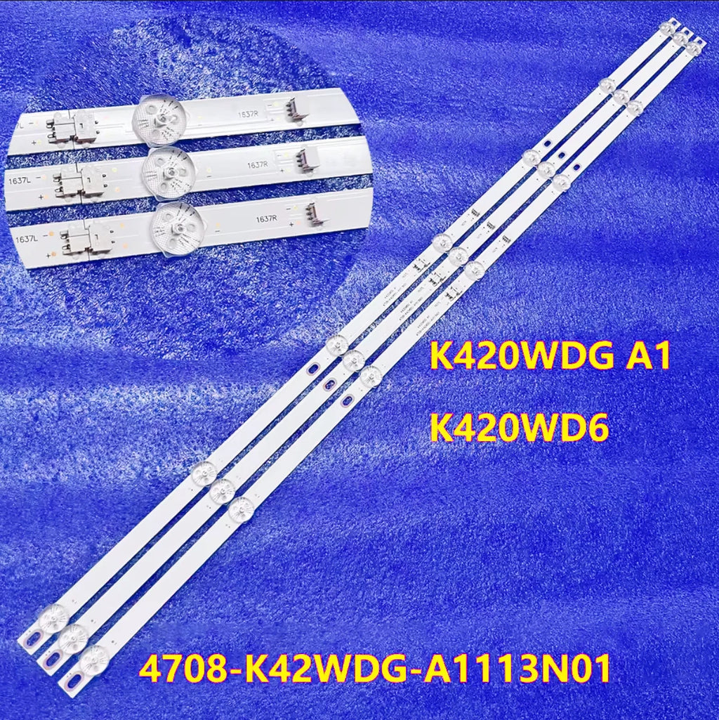 LED Backlight Strip For 42'' VOB 42DSQ-GB K420WDG A1 K420WD6 4708-K42WDG-A1113N01 LT-42KB327 Atvio 42gs-fatsc