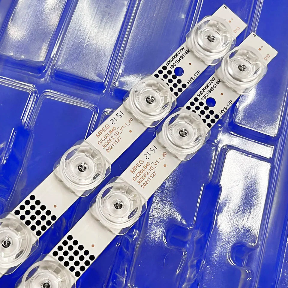 LED backlight strip 13LED  GIC50LB45_3030F2.1D 4C-LB5013-ZM06J LVU500NDEL for TCL 50G61 50S525 50S435 50S434 50S43 50S431 50P615
