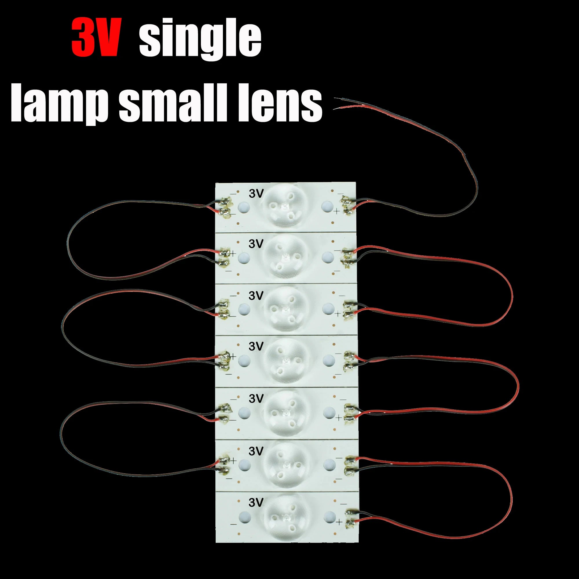 210 pcs For 21-120inch TV Universal LED Backlight Strip 3V6V SMD Lamp Beads With Optical Len Fliter TV Repair Simple Maintenance