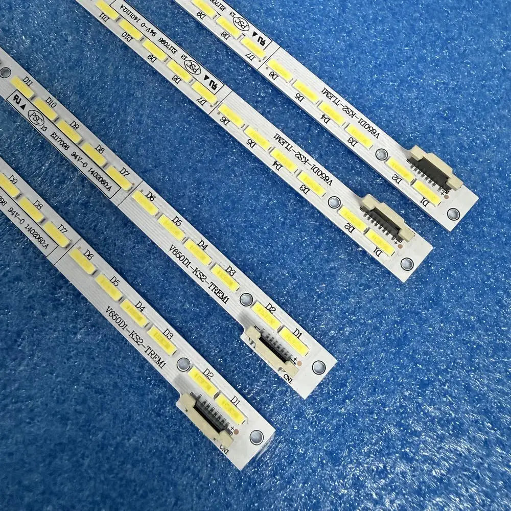 LED backlight strip For Hisense 65K680UAD 65LB5200-UA Rulers M0004H0N31 A54J0F V650D1-KS1-TLEM1 V650D1-KS1-TREM1