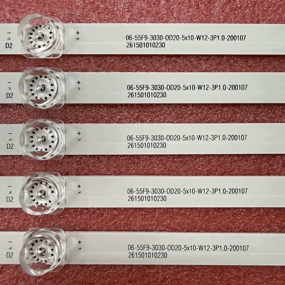 LED Backlight Strip for Haier 55 TV LE55A8500 LU55D31J 06-55F9-3030-0D20-5X10-W12-3P1.0 -190512-LL