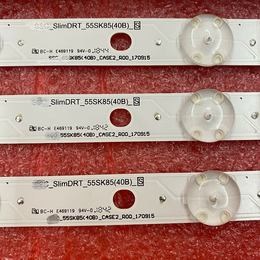 LED Strips For 55SM9010PLA 55SM9010 55SK8500PSA 55SK8500 SSC_SlimDRT_55SK85(40B)_CASE2 55SK85-8LED 55SK8500PLA
