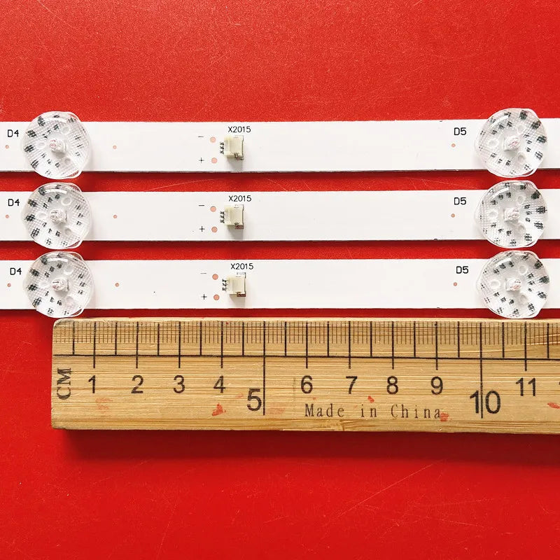 LED strips For DLED43HD 3X8 1002 for 43LF0207 43HRP6507 Erisson 43FLM8000T2 43FLES85T2SM BQ 4303B AWOX AWX-10943ST