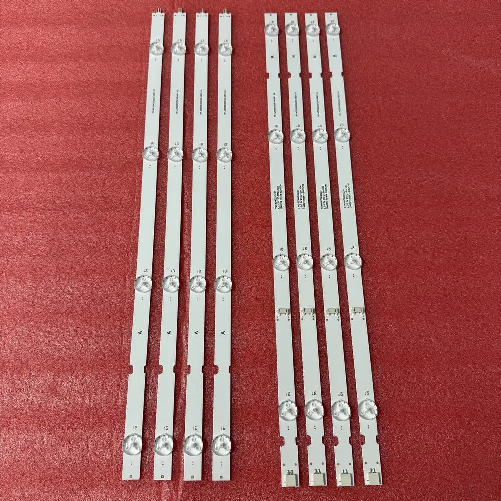 4pcs/set LED Strip for Panasonic TH-50GX580C 50C60 PTV50Q20SNBL TH50GX580C 7700-650000-D360 RF-AZ50030SE30-0801