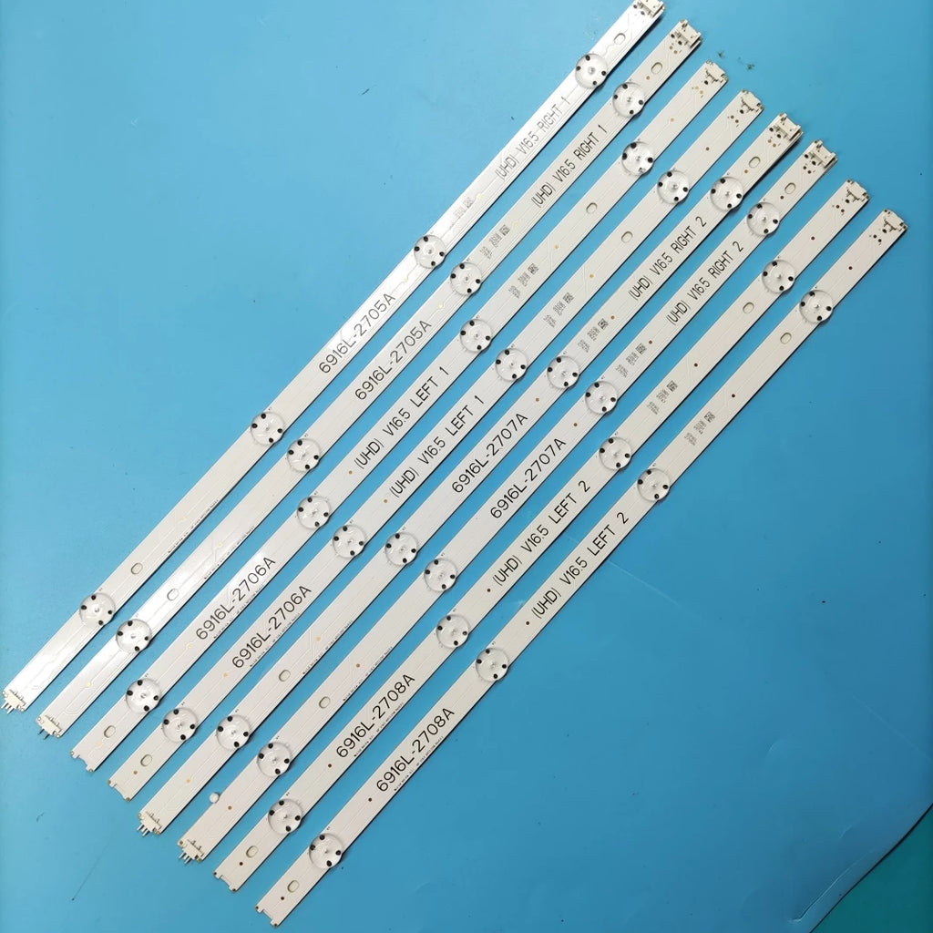 8 PCS LED backlight strip for 49inch TV 49UH6110-SF 49UH6109-ZB 49UH610A-UJ 49UH610T 49UH610T-DJ 49UH610T-TB