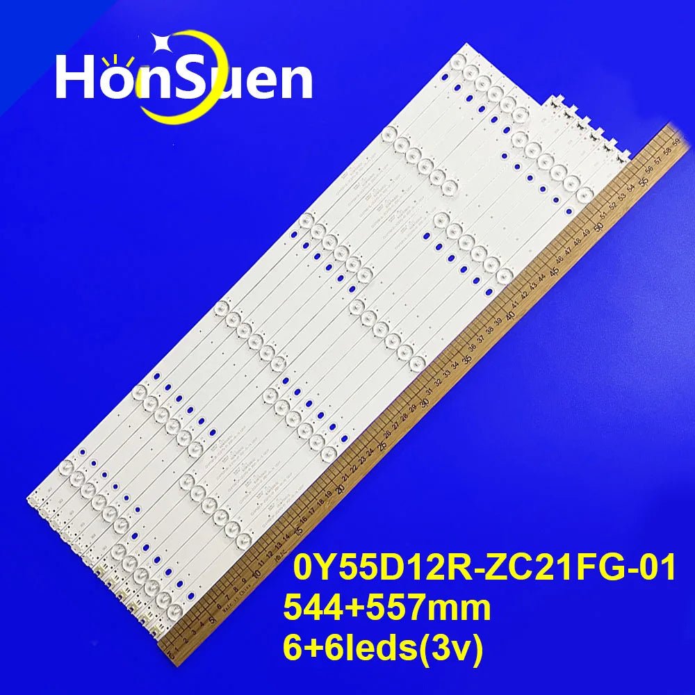 LED Backlight strip 12 lamp For 0Y55D12L 0Y55D12R-ZC21FG-01 04 303WY550032 303WY550031 303WY550039 303WY550040 LE55F88S-UD