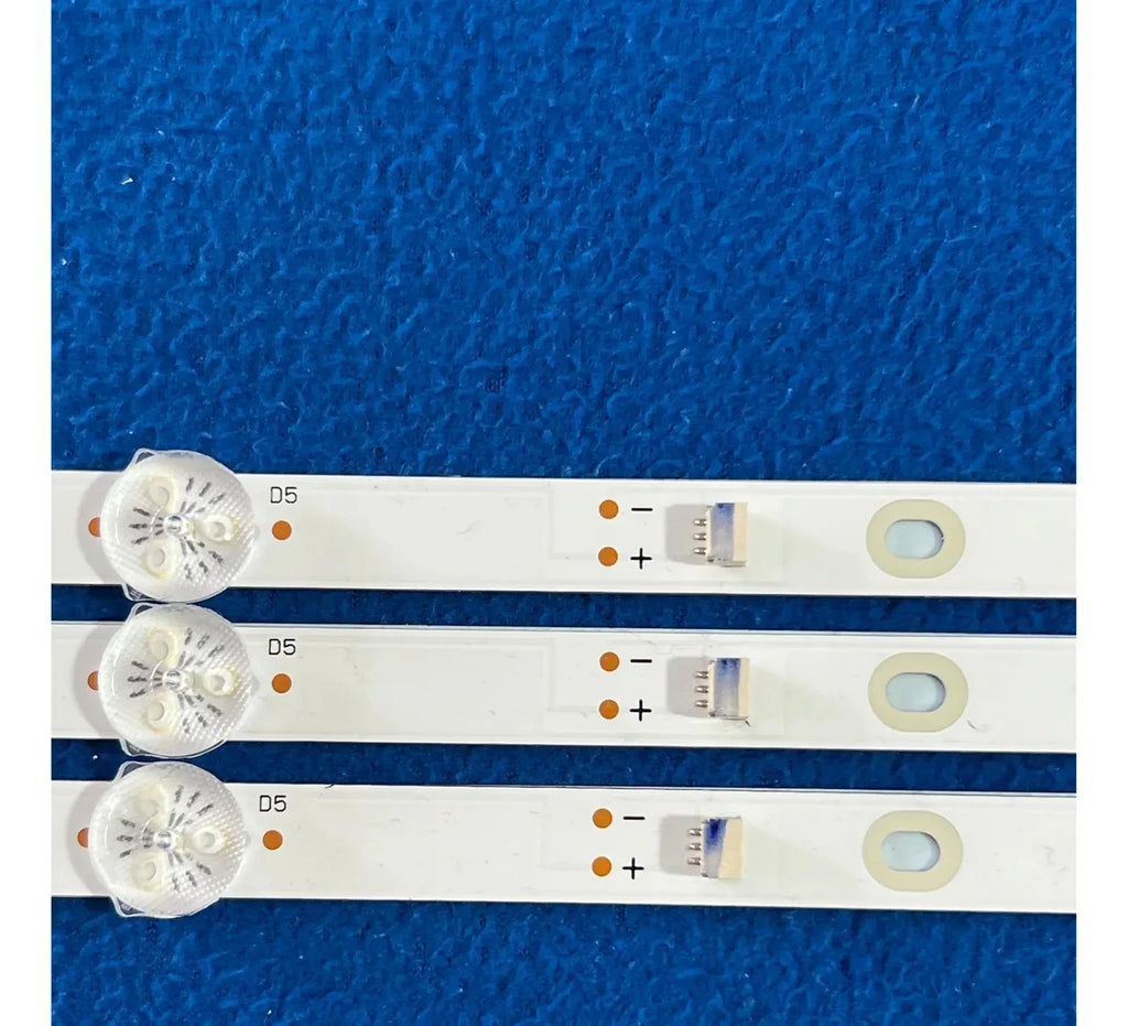 LED Strips  8leds for 4708-K43WDG-A3117N01 K430WDG A3 4708 K43WDG A3117N01 Hyundai Hyled4323nim 3v 780mm