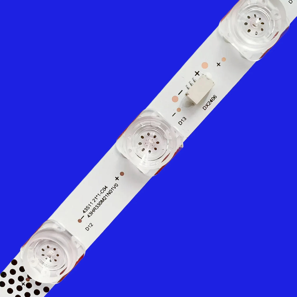 LED Strip 21LED For 43S350A 43V6EA 43S5400 43F165C 43S11F 21*1 C01 43HR330M21N02 V1 B0101-001052 06-1-43T-1X21 SMC0D35-851X14