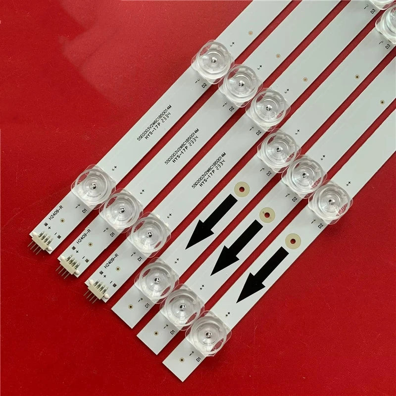 NEW LED Backlight strip 12 lamp For 55PFL6775/F8 L55M5-ES ZC 55D8000M DJ 55HR332M12A6 V3.0 4C-LB550T-HR