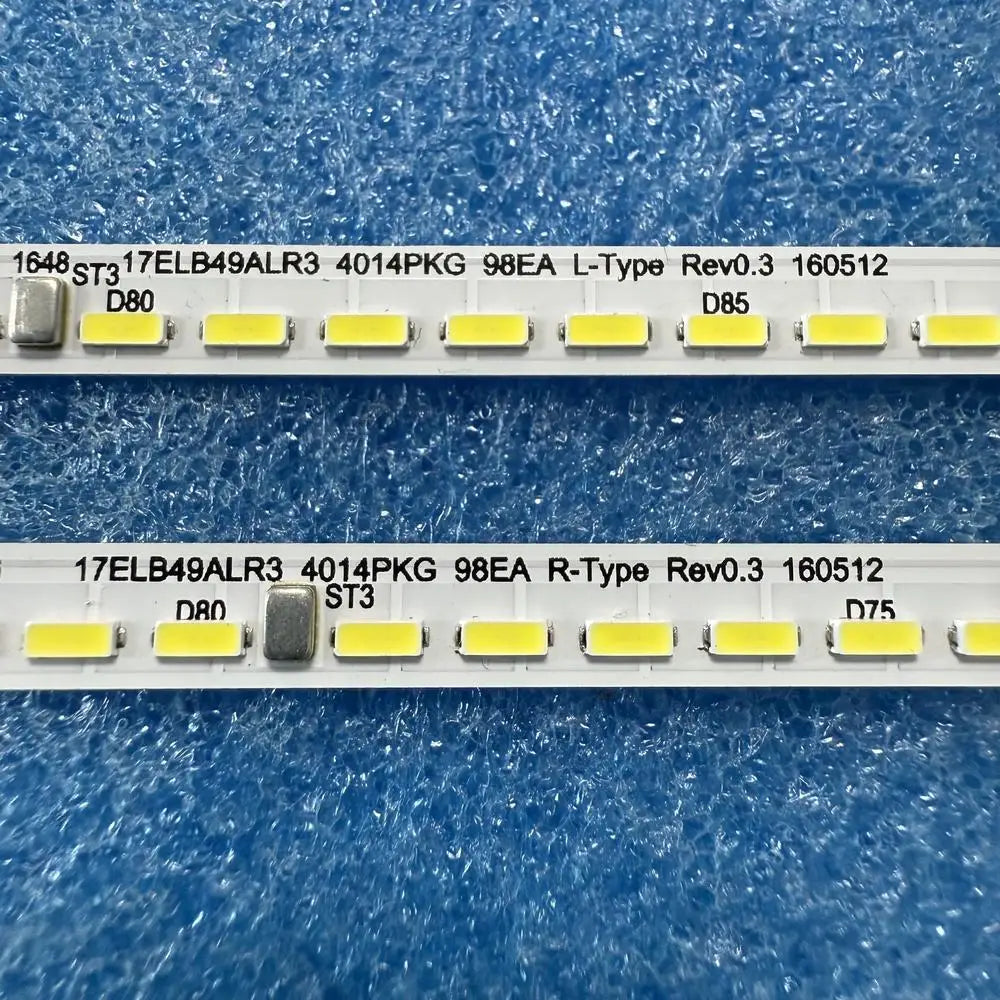 LED Strip for VESTEL 49UD9200 49UD9650 49UD9160 49UD9300 49UD9400 49UD9500 49UD9600 17ELB49UER1-R L 17ELB49EUR1-R L 4014PKG 98