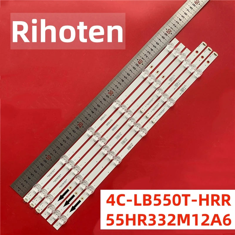 LED strips 12lamps 4C-LB550T-HRR 55HR332M12A6 V3.0 55D8000M DJ 12*3 for L55M5-EC L55M5-ES 55PFL6775/F8 55D2003V2W12C1B103914M