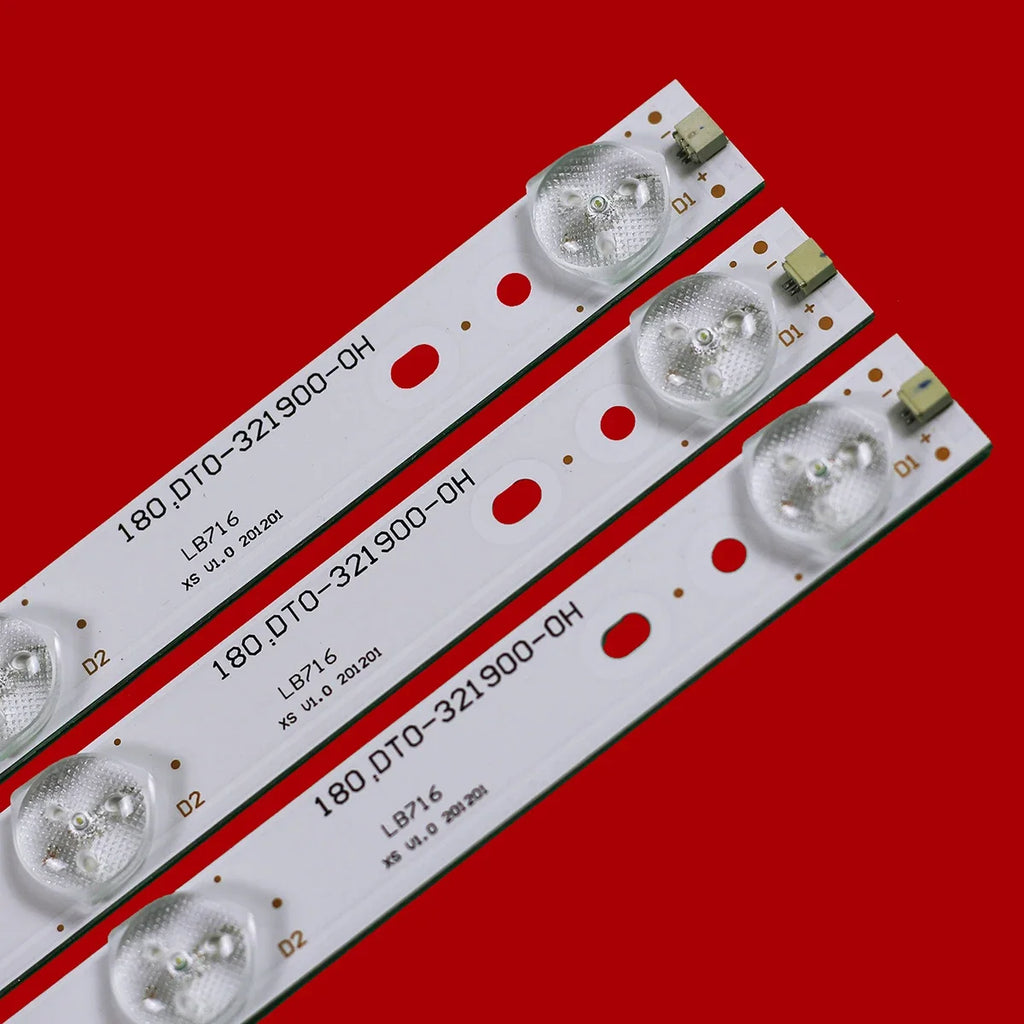 LED Backlight strip 8 lamp For 32" TV 32LEM-1009/T2C 180.DT0-321900-0H C-CNT32D522 CX315DEDM LT-32DE75 H32B3400ED/A