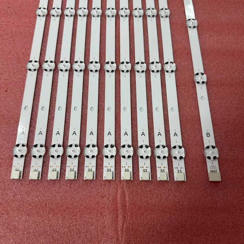 11pcs/set LED backlight strip for ATRON AT65-1905UHD Vestel 65UD8800T VES650QNTB-2W-U12