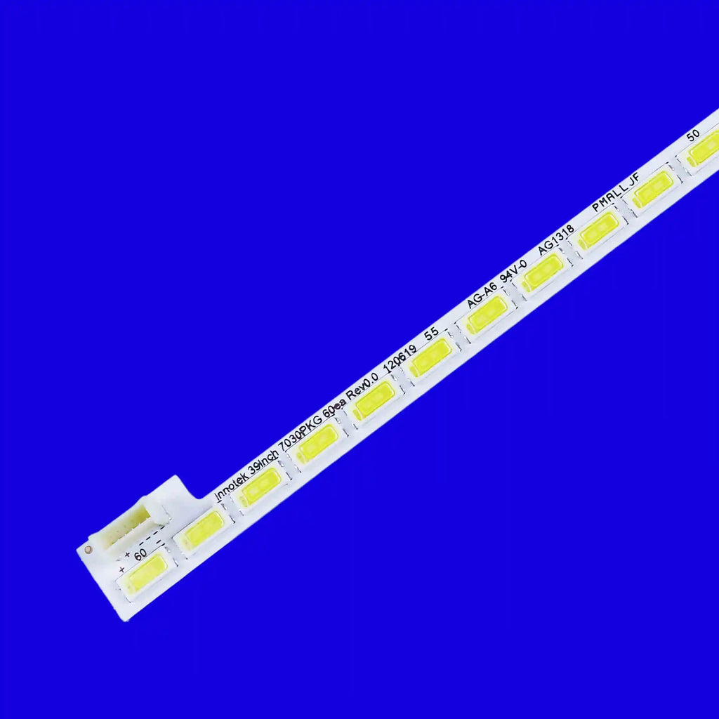 487mm LED Strip 60leds 73 39T03.003-0-JS1 39inch 7030PKG 60ea Rev0.0 For TV 39VLE941 Ph39e53sg T390HVN01.0 Sanyo DP39E23