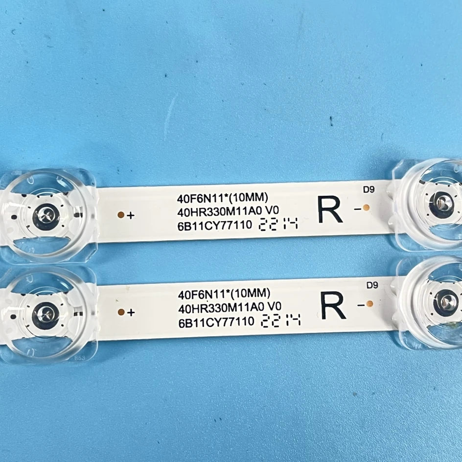 2PCS/Set Brand New 40HR330M11A0  TCL 40M9F L40S60A Backlight Strip 40F6N 11*2(10MM) V0 4C-LB4011-HR02J