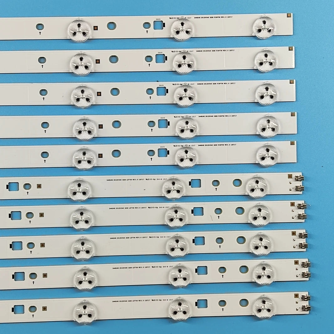 10PCS/Kit LED Backlight  UA40EH5080R 40-3535LED-60EA-L/R D1GE-400SCA-R3 D1GE-400SCB-R3 2012SVS40 3228  UE40EH6030
