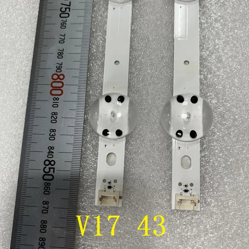 10LED LED Backlight Strip for TV 43LJ624V 43UJ670V 43LV340C-UB 43LJ610V 43 V17 ART3 2867 43uj6525 43uj6565 LC430DGJ AGF78709