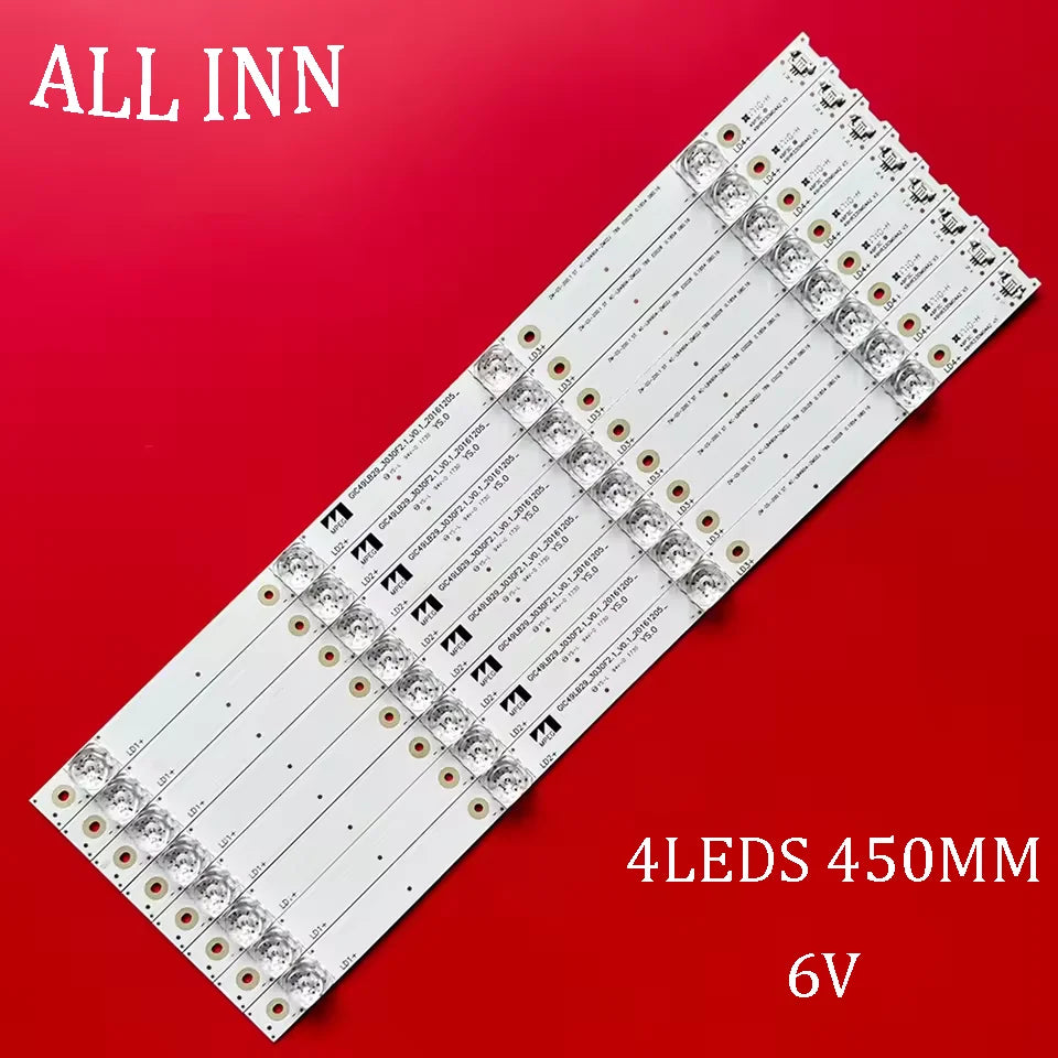 LED Backlight strip for 49P3 4C-LB4904-HR07J 49HR330M04A2 V3 L49P3CFS D49A620U B49A81S-UD L49P1-UD L49P2-UD