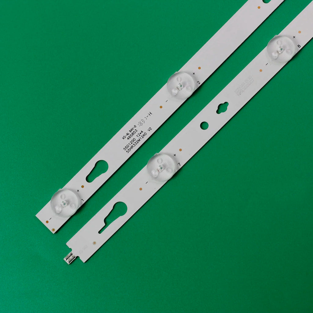 LED Backlight Strips 12LED For 4C-LB550T-HRC PLE-55S09UHD PLE55S09UHD 55PFL5504 55d1200-3x12-3030-lx20180301-v4