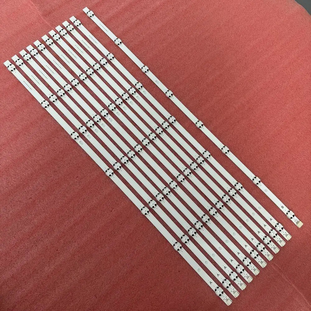 11pcs/set LED backlight strip for ATRON AT65-1905UHD Vestel 65UD8800T VES650QNTB-2W-U12
