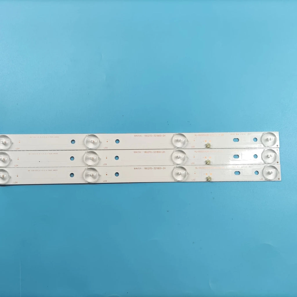 598mm LED TV Bands 180.DT0-32D900-0H 180.DT0-321800-2H 32" TV's LED Bars Backlight Strips CX315DLEDM LE-3228A Line Rulers Array