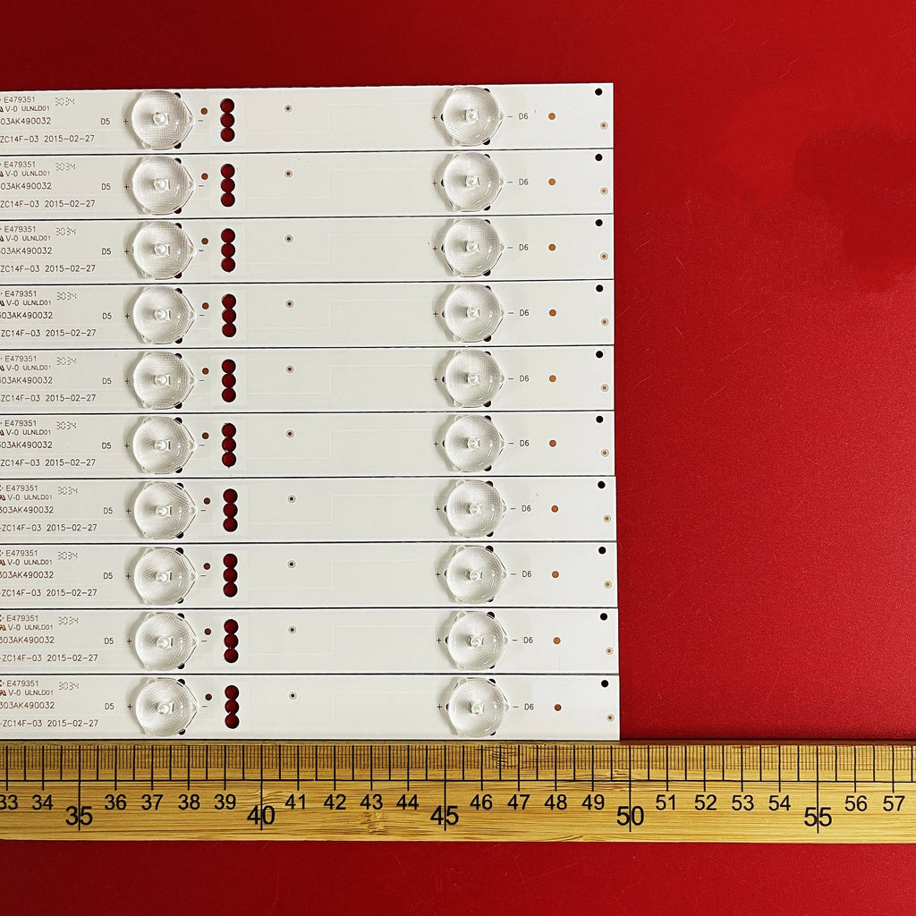 LED TV Backlight Strip for LED-49B550S LED50G100 LED49M60A 303AK490032 AHKK49D06-ZC14F-03